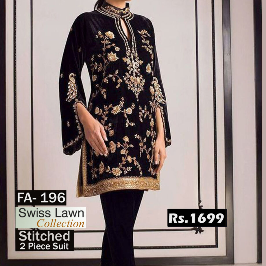 STITCHED 2 piece DRESS FA- 196