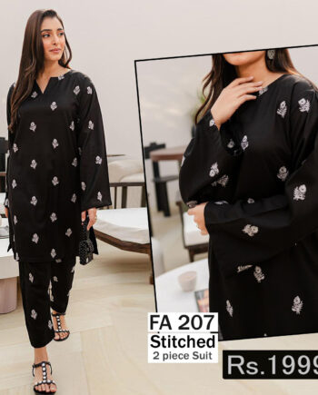 STITCHED 2 piece DRESS FA- 207